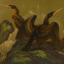 Vente par "Hôtel des ventes Giraudeau" du 29/06/2024 - Cormorans dans la tempête (lot n°67)